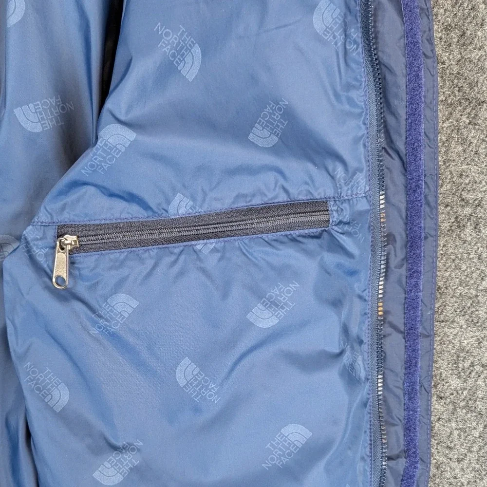 Vintage The North Face Gore-Tex Rain Jacket Mens Medium Blue Hooded Made in USA